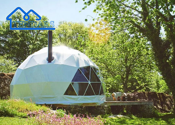 Bisa Custom Igloo Luxury Outdoor PVC Dome Hotel Rumah Geodesic Dome Glamping Tent Untuk Dijual
