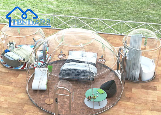 Ukuran yang disesuaikan tahan UV tahan air dan tahan api tenda hotel mewah untuk dijual