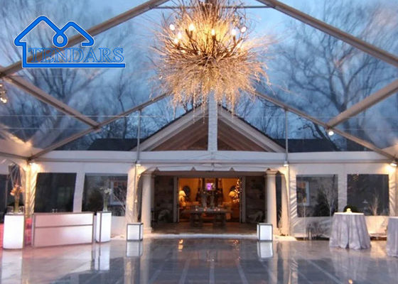 1000 kursi Kerangka Aluminium Pesta Marquee Tenda Pameran Pernikahan Atap Jelas Event Tent Waterproof Taman Marquee