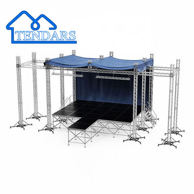 Custom Aluminium Stage Frame Spigot Truss Struktur Untuk Acara;Konser;Pesta; Pameran