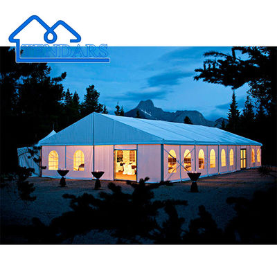 Tenda Tenda Pesta PVC Rangka Aluminium Komersial Struktur Kanopi Anti Peregangan