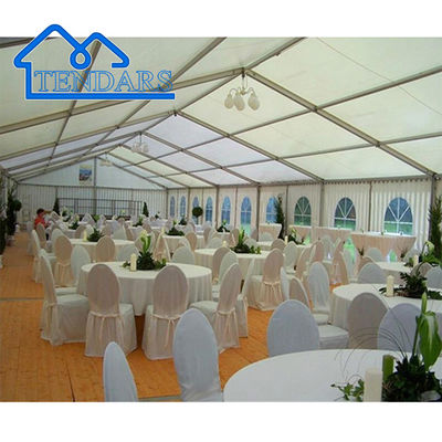 Tenda Tenda Pesta Tepi Kolam Rangka Aluminium Tugas Berat Struktur Kanopi Segala Cuaca Tahan UV