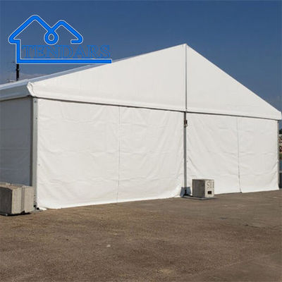 Ukuran yang disesuaikan Tenda Tempat penampungan luar PVC Kain Gudang Tenda untuk dijual