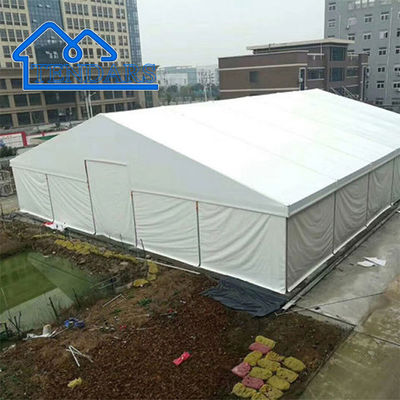 Tenda penyimpanan gudang tugas berat prefabrikasi Kerangka besar aluminium tempat penyimpanan tugas berat