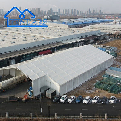Pvc Industrial Temporary Warehouse Storage Tent Aluminium Frame Structure Tent Storage Tent Besar Untuk dijual