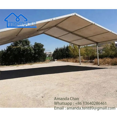 Fire-Retardant Partai Ulang Tahun Marquee Tents Diperkuat Alloy Frame Heavy-Duty Anchored PVC Canopy Struktur