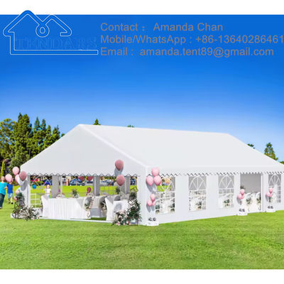 Empat Musim Putih Kapasitas Besar Aluminium Alloy Marquee Tent Untuk Acara Pesta Pernikahan Besar