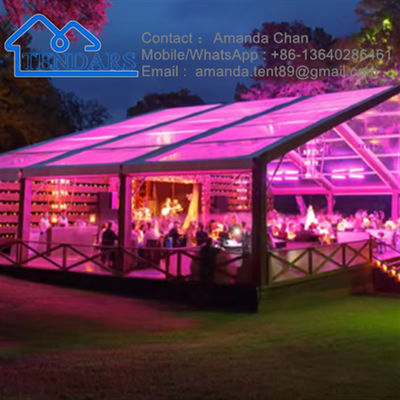 Jual Hot UV Resistance Clear Roof Pesta tenda pernikahan transparent atap acara tenda Marquee