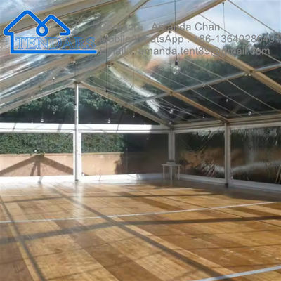 Aluminium Alloy Clear Pvc Cover Lapisan Dekoratif Tenda Pesta Tenda Acara Untuk Tenda Tenda Acara