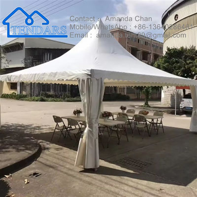 Outdoor PVC Cover Canopy Aluminium Pameran Pagoda Tenda Untuk Pesta Pernikahan, Trade Show dan sebagainya