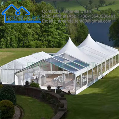 Besar Aluminium Marquee Tent clear event tent Untuk pesta, pernikahan, kegiatan di luar ruangan Dan sebagainya