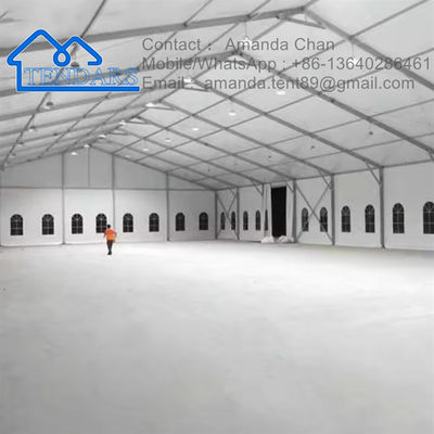 Outdoor Heavy Duty Customized Size Aluminium Waterproof PVC Canopy Marquee Tent Untuk Penyimpanan