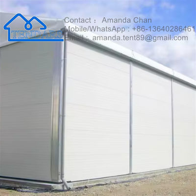 Paling laris Aluminium Mudah Pindah Custom Waterproof Sunproof Warehouse Tent Untuk Penyimpanan