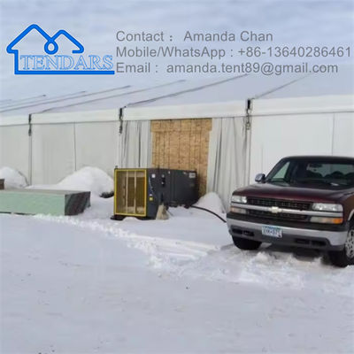 Heavy Duty Outdoor Aluminium Tent Untuk Industrial Workshop Storage Tent Tent Penyimpanan Sementara