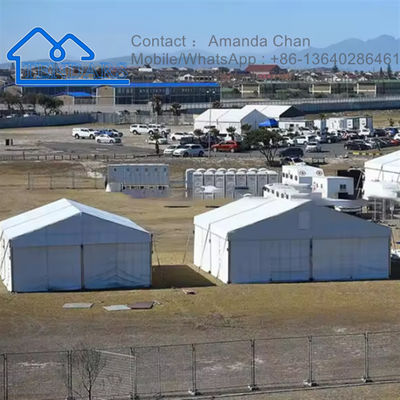 Besar Customized Aluminium Frame Pvc Industrial Warehouse Outdoor Storage Tent