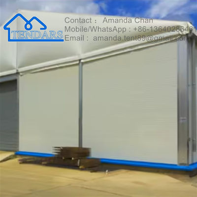 Aluminium paduan luar gudang tenda penyimpanan industri sementara tenda gudang besar untuk dijual