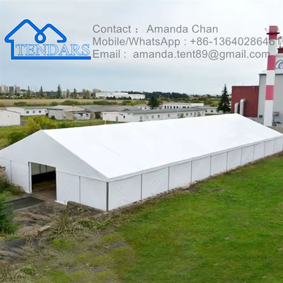 Gudang besar yang disesuaikan A-Frame Temporary Structure Industrial Storage Tent