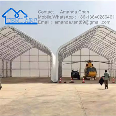 Customized Warna Waterproof / Fireproof / UV Proof Frame Aluminium Gudang Gudang Besar tenda