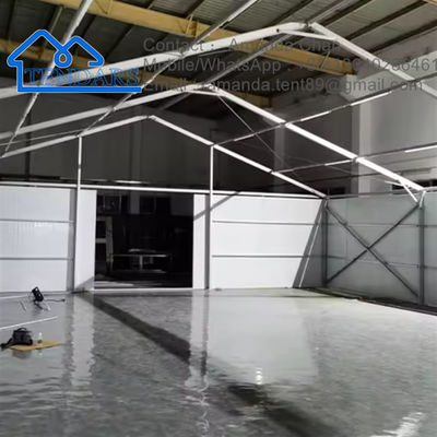 Mudah Untuk Menginstal Modular Fire Retardant Disesuaikan Gudang Industri Besar Luar Tenda Penyimpanan