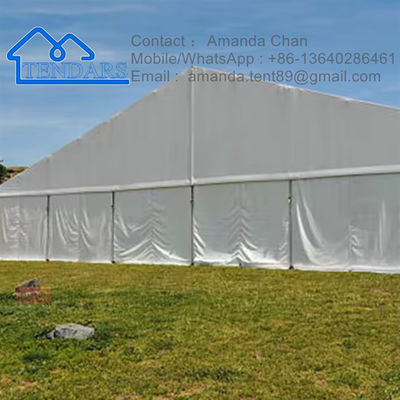 White Custom Outdoor Commercial Heavy Duty Aluminium Frame Struktur Dinding Marquee Tents Untuk Acara