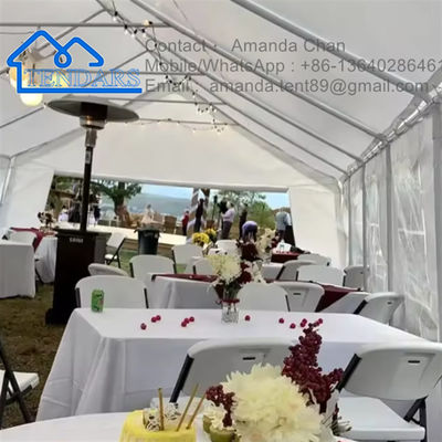 Outdoor Customized Size Heavy Duty Event Tent Frame Aluminium Dan PVC Tenda Gudang Besar