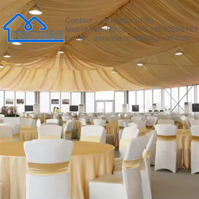 Mudah Dipasang Tenda Luar Aluminium Alloy Pameran Pernikahan Besar Tenda Marquee Tugas Berat