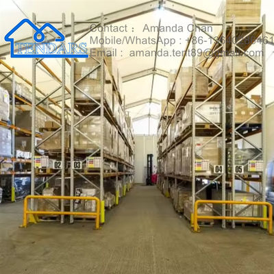Ukuran Custom Putih Komersial Heavy Duty Aluminium Frame Marquee Pvc Canopy Tenda penyimpanan