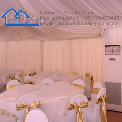 Aluminium Alloy Heavy Duty Marquee Tent Clear Roof Party Tents Untuk Acara Luar Ruang