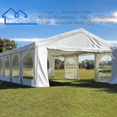 Heavy Duty Aluminium Frame Outdoor Wedding Marquee Tent Dengan Dinding PVC Untuk Acara Pesta