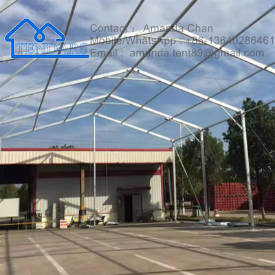 Heavy Duty Aluminium Alloy Waterproof Sunlight Proof Tenda Gudang Tenda Penyimpanan Luar Ruang Besar