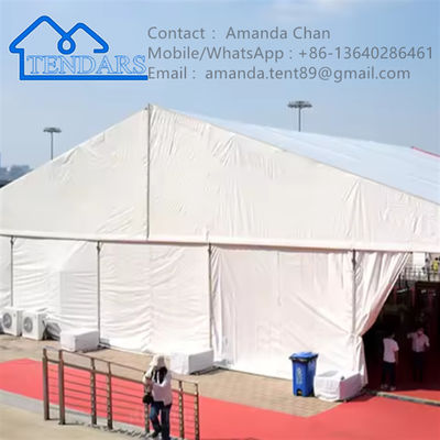 Struktur Kanopi Acara Pesta Aluminium Tenda Tenda Resepsi Pernikahan Putih Kustom Besar Luar Ruangan