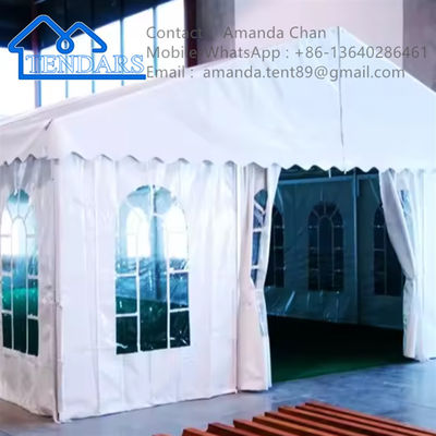 Outdoor Customized Aluminium Frame A Shape White Waterproof Tent Untuk Pameran Perdagangan, Pernikahan, dll