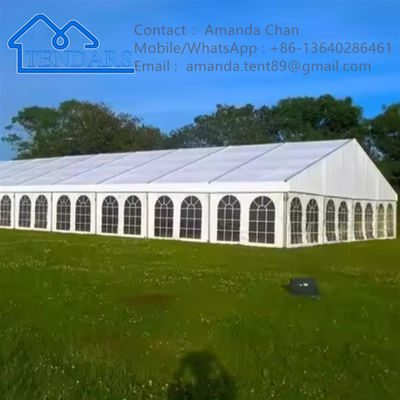 Kustom Aluminium Alloy PVC Cover Tenda Tenda Pernikahan Acara Struktur Kanopi Pesta Luar Ruangan