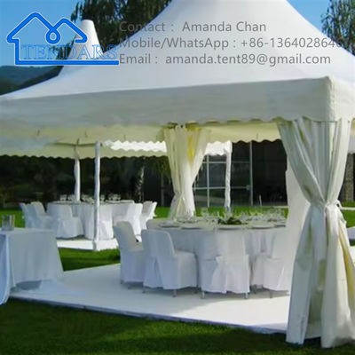 Outdoor Custom Aluminium Alloy Pagoda Pernikahan Marquee Tent Acara Bisnis Pesta Struktur Canopy