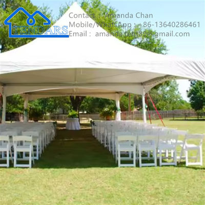 Pameran Pagoda Tenda Tenda Pernikahan Bingkai Aluminium Acara Luar Ruangan Desain Struktur Kanopi
