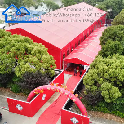 Tenda Luar Ruang Besar Frame Aluminium Custom Pernikahan Tenda Luar Ruang Pameran Gereja Marquee Tent