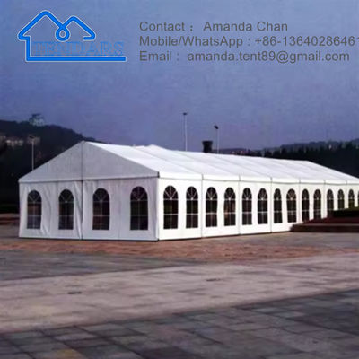 Pesta Luar Ruangan Gedung Pernikahan Gereja Tenda Festival Dengan Jendela PVC Bening