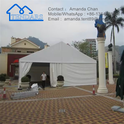 Tenda Tenda Pesta Taman Bingkai Pernikahan Struktur Kanopi Acara Luar Ruangan Plastik Putih