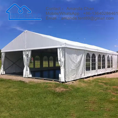 Tenda Tenda Pesta Kustom Besar Acara Pameran Kanopi Luar Ruangan Struktur Aluminium