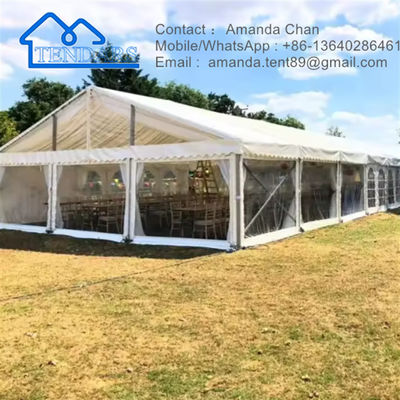 Tenda Tenda Ukuran Khusus Besar Acara Pesta Balap Luar Ruangan Struktur Kanopi Aluminium