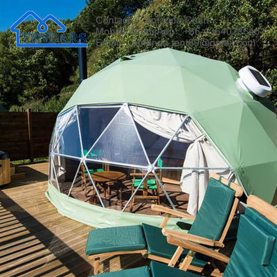 Waterproof Commercial Geodesic Dome Greenhouse Garden Igloo Dome Tent Untuk Glamping Dan Hotel Resort
