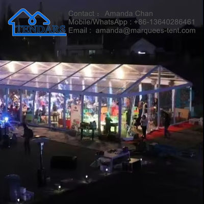 10x20m Arena Hard Pressed Extruded Aluminium Alloy 6061/T6 Party Marquee Tent Sistem Anchor Standar Eropa