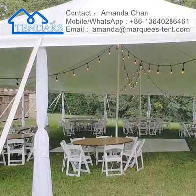 Luxury Aluminium Struktur Marquee Tent Untuk Pernikahan Pameran Perdagangan Acara Luar ruangan