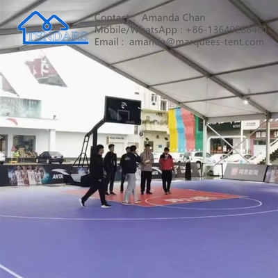 Tenda Pvc Bintang Cuaca Besar Marquee Tenda Aluminium Luar Ruang Untuk Olahraga