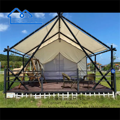 Pemasok Profesional Besar Waterproof Luxury Camping Resort Hotel Safari Tent