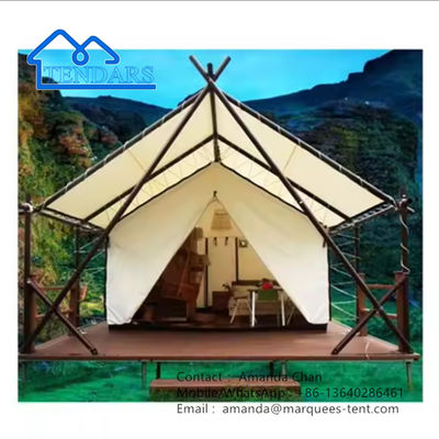 Pabrik Mewah Disesuaikan Desain Baru Safari Tent Waterproof Resort Tent Canvas