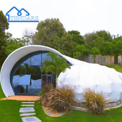 Luxury Safari Snail Hotel Tent Tenda Luar Ruangan Tenda Glamping Dengan Kamar Mandi