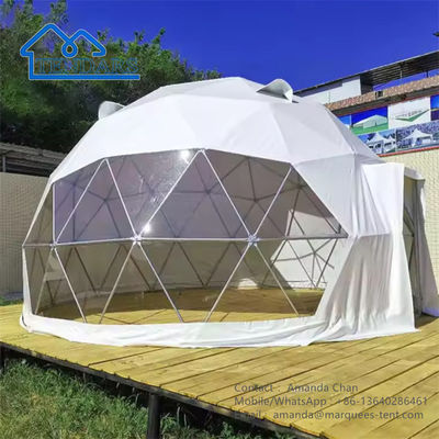 Winter Igloo Geodesic Dome Home Tent Hotel Glamping Dome Tent Untuk Outdoor