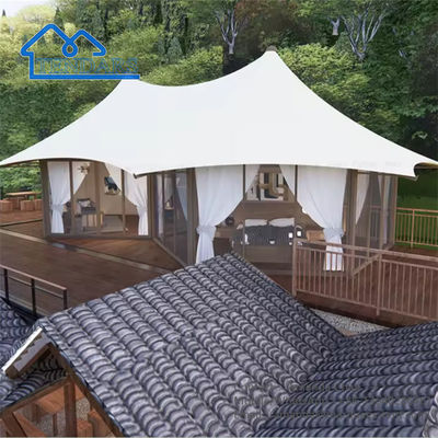 Outdoor Luxury Waterproof Home Camping Hotel Tenda Liburan Tenda Untuk Resort