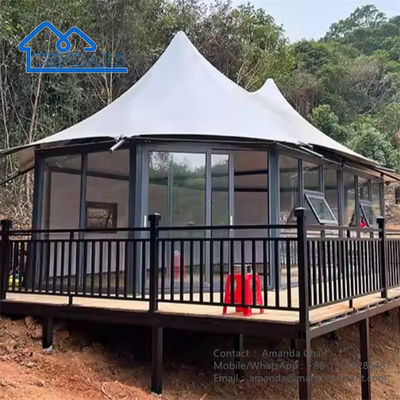 Luxury Outdoor Waterproof Camping Hotel Tent Customized Hotel Tents Untuk Resort